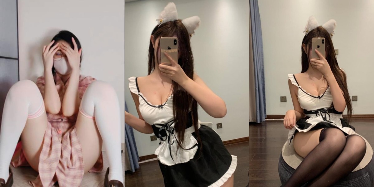 抖音网红美乳  Naimi 奶咪 私人定制 黑丝 JK 制服 角色扮演 自慰内射 
